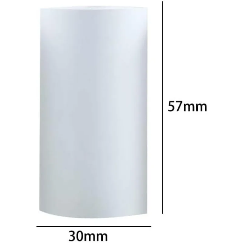 9 Rolls Thermal Paper, Thermal Printer Paper Camera Printing Pocket Paper 57 * 30mm BPA Free 10 Years Last Label Sticker Paper