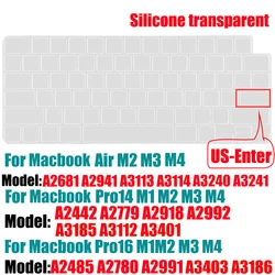 Enhanced Keyboard Cover for MacBook Air and Pro with Touch ID (US clear)
