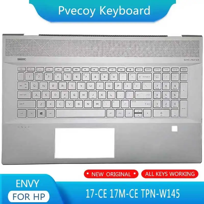 

New Original For HP ENVY 17-CE 17M-CE TPN-W145 Laptop Palmrest Case Keyboard US English Version Upper Cover