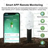 Zigbee Smart Soil Tester Moisture Sensor Sunlight Lux Fertility Air Temperature Humidity Meter Works With Tuya Smart Life Z2MQTT - Image 3
