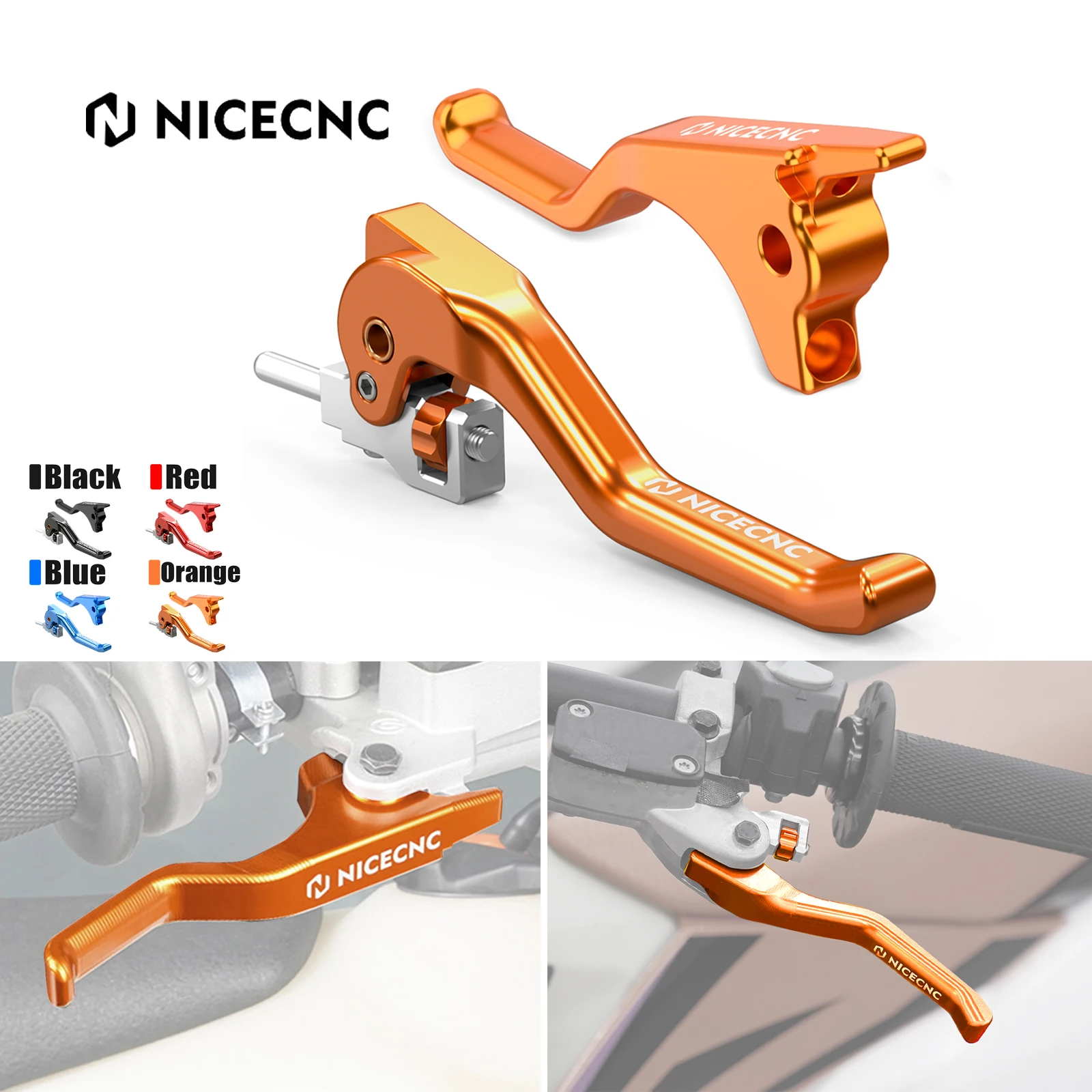 Motorcycle Brake Clutch Lever NiceCNC For KTM EXC 300 2014- EXC EXC-F SX SXF XC XCF XCW 125 250 300 350 400 450 500 Motorcycle Short Brake Clutch Lever