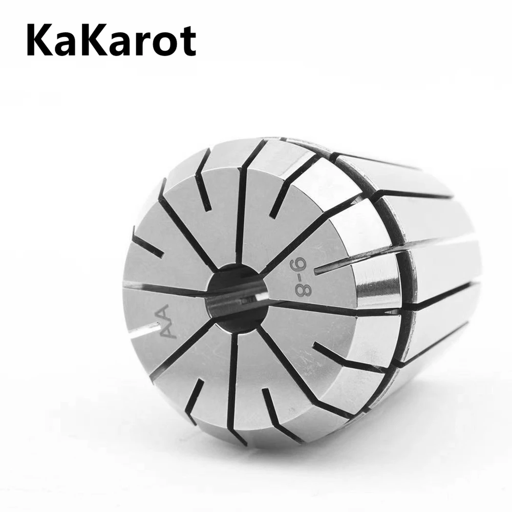 KaKarot ER Collet Chuck ER8 ER11 ER16 ER20 0.008 For CNC Milling Tool Holder Engraving Machine Lathe Mill