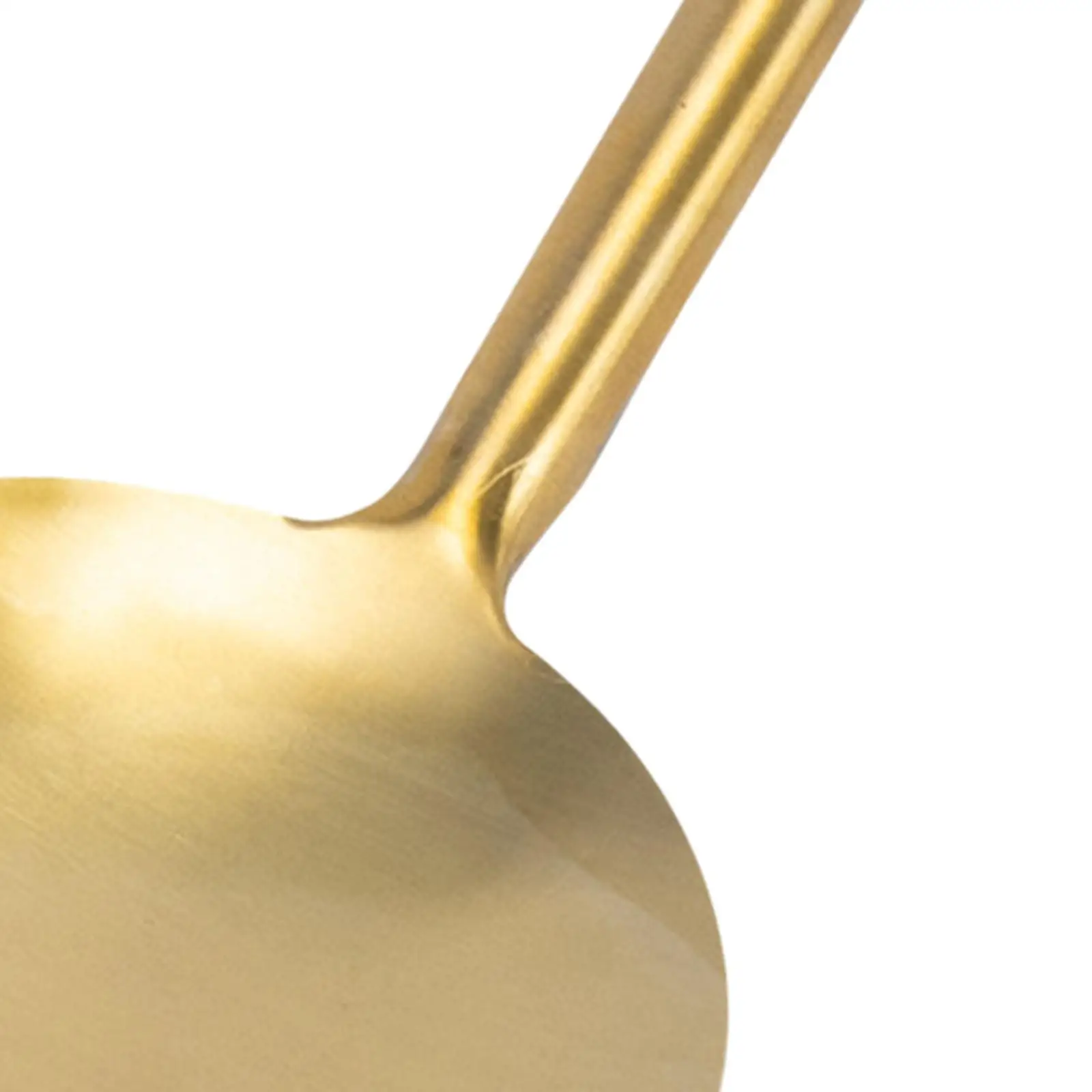 Tofu Scoop with Handle Brass Kitchen Utensil Restaurant Oil Skimming Ladle Tofu Brain Spoon Rice Spatula Jelly Scoop