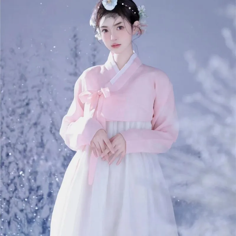 New Studio Hanbok Korean Clothing Yanji Atmosphere Photo Album Clothes Daily Photograph Dress