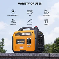 Générateur d'onduleur Portable Compact et puissant de 3500 watts, léger et silencieux pour camping-car 3