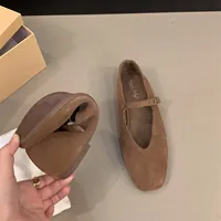 Bailamos 2024 Spring New Brand Women Flats Round Toe Shallow Slip On Ladies Casual Ballet Shoes Soft Leather Eelgant Dress Shoes - Image 6