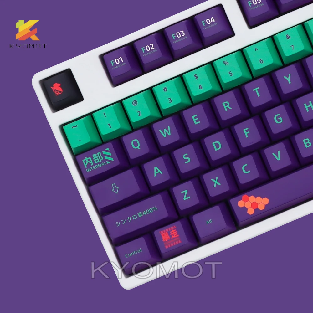 KYOMOT EVA 01 キーキャップ アニメ EVANGELION-01 キーキャップ