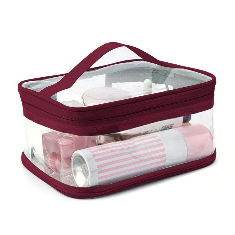 ThickeningClear Makeup Bag, Large Waterproof Cosmetic Bag, Portable And Transparent Travel Case For Women High Quality Product 5