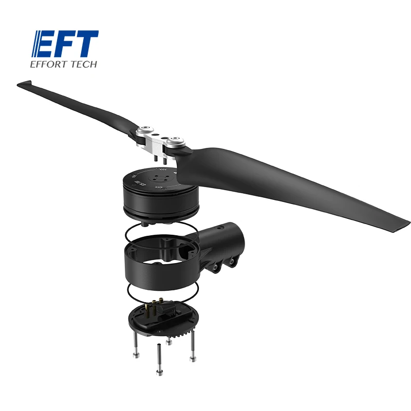 EFT Wing Fit E5 Multi rotor Integrated Power System 18 inch Folding Blade 4 kg Pull