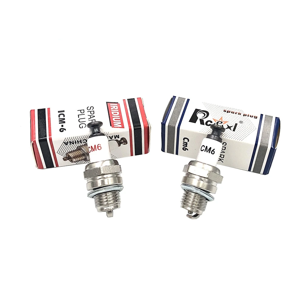 1 Pezzo Rcexl Icm6 Cm6-10Mm Candela All'Iridio Per Motore A Gas Dle20/20Ra/30/Ra/40/55/55Ra/60