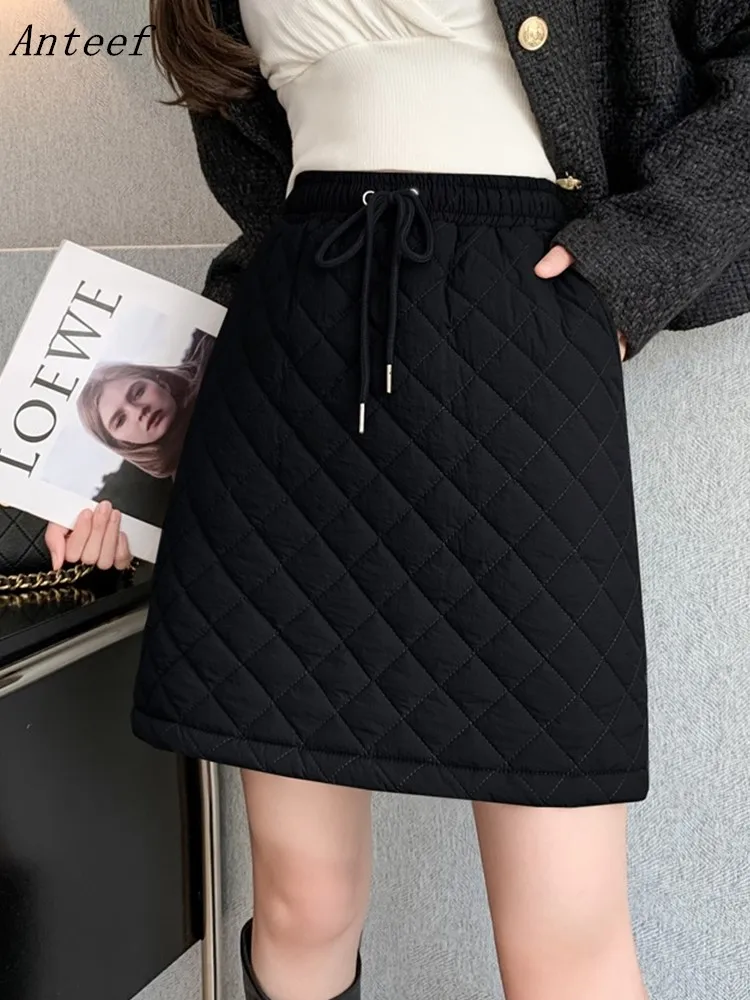 

cotton vintage high waist autumn winter casual mini short for woman skirts womens 2023 skirt clothes
