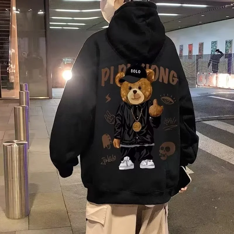 [ STIGMA ]★EMB COMPTON BEAR OVERSIZED HEAVY SWEAT HOODIE EMB COMPTON BEAR OVERSIZED HEAVY SWEAT HOODIE - STIGMA | 60