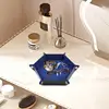 Folding Dice Tray Folding Dice Rolling Mat Desk Organizer Velvet Dice Board Portable Dice Holder Dice Storage Rolling Tray For 1