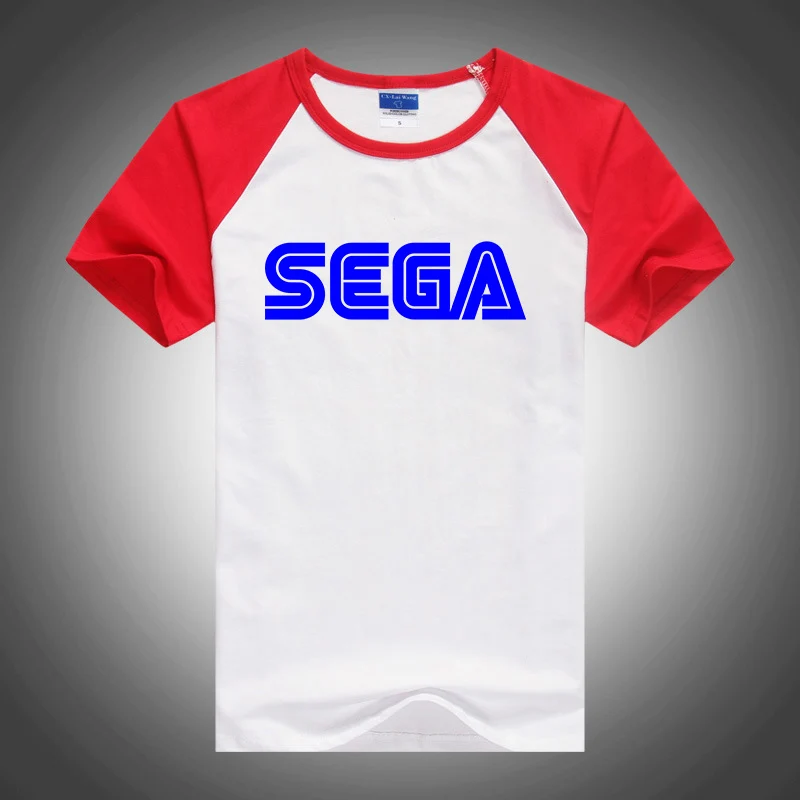 Sega 2023 Men New Spring and Summer Patchwork Short Sleeve Comfortable Casual Breathable Round Neck Top