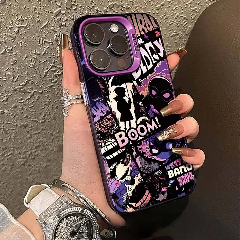 

Cartoon character mobile phone case is for iPhone 15Plus 14Pro 13 12 11 XR XS series all-inclusive anti-fall mobile phone case