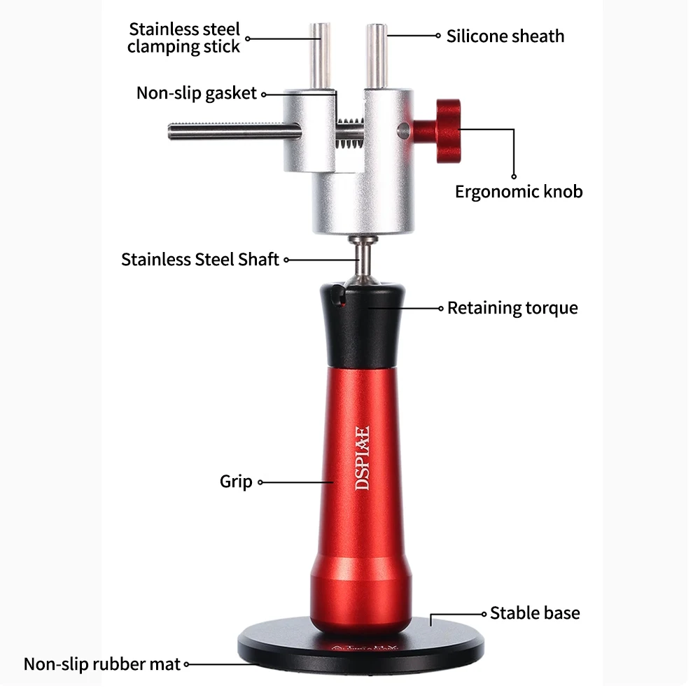 DSPIAE AT-HV Vise Craft Tools Directional Table-top Vise Handheld Precision Clamp Vise Modeler Bench Universal Power Tool Parts 2