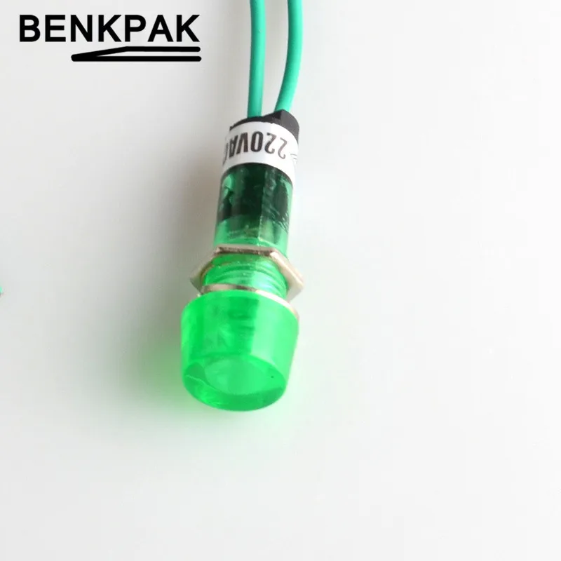 10mm Indicator Pilot Light Signal Light Indicator DC12V AC220V 5pcs led indicator light signal lamp indicator light led light