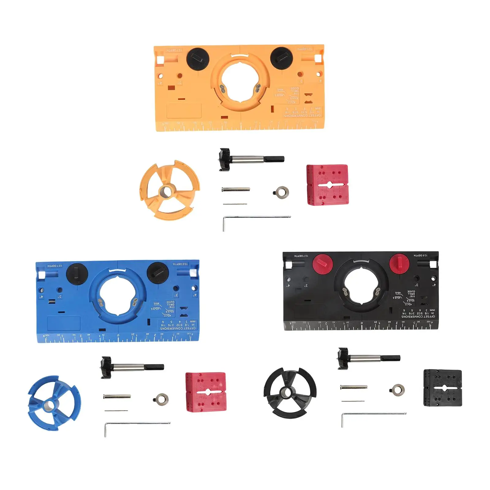 

35mm Hinge Drilling Jig Guide DIY Tools Door Hinges Inset Carpenter for Drawer