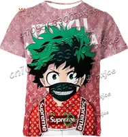 2025 New Hot Selling My Hero Academia Sportswear For Children Teenagers Men 100-6XL Short Sleeve T-shirt Round Neck Loose Top 2