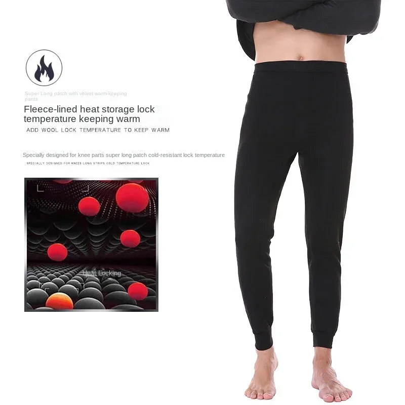 Winter Fleece Thermal Underwear Suit Men Underwear Winter Men's Underwears Fleece Thermal Underwear Set Long Johns Termo Clothes