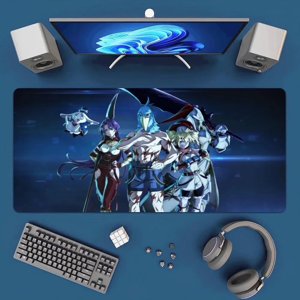 bilibili Anime Shangri-La Frontier Mousepad Office Large Mouse Mat Keyboard Mats Rubber PC Computer Game Big Anti-slip Mice Mat 2