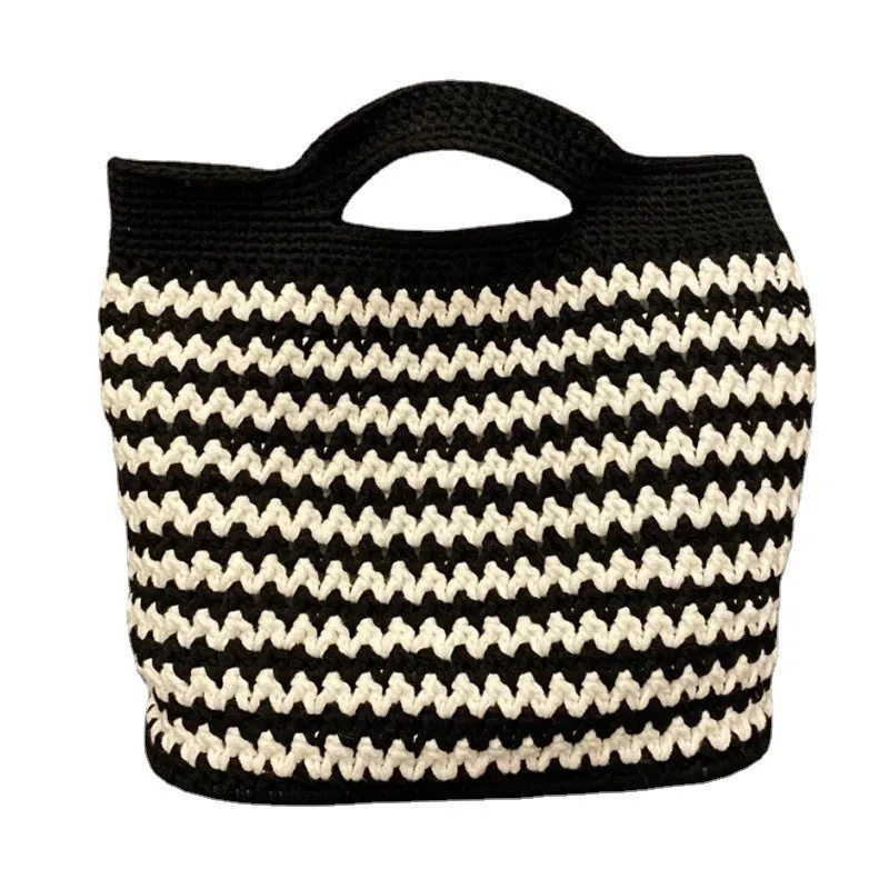 Crochet kit Strawberry bag Crocheting DIY trapeze wave handbag set handmade knitting shoulder bag material beginner
