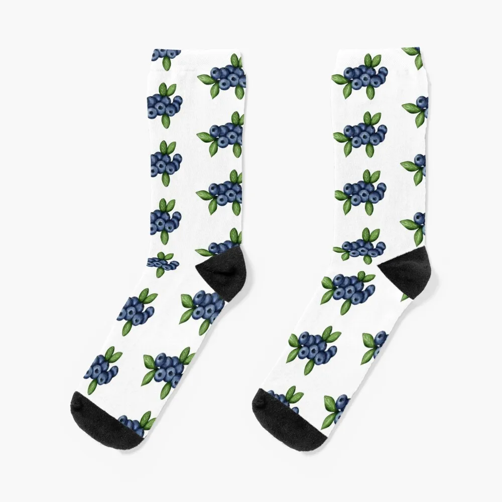 

Blueberries Socks socks designer brand Toe sports socks warm winter socks Girl'S Socks Men's