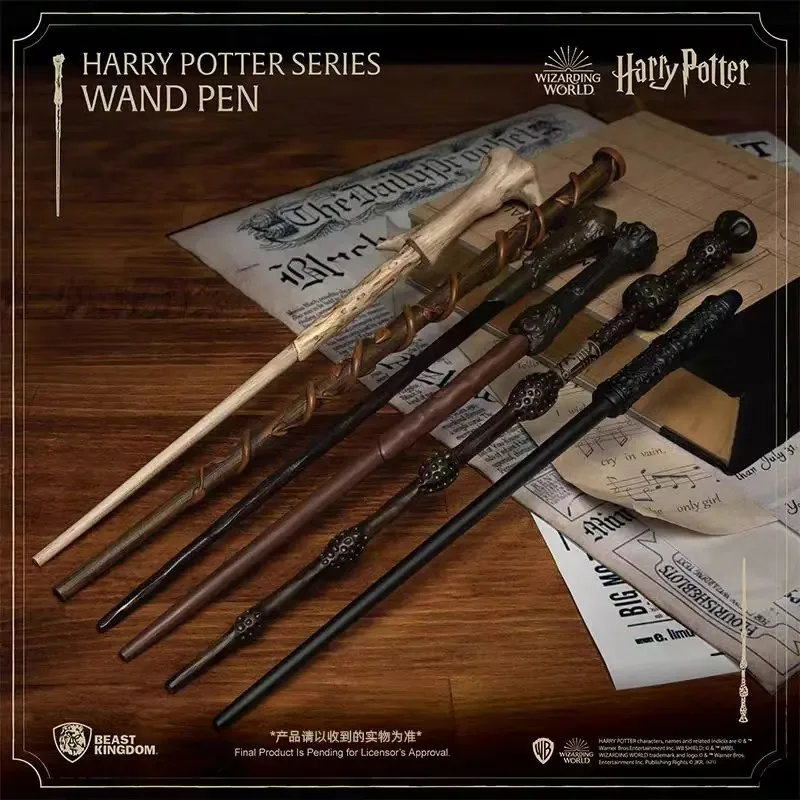 New Anime Harries Metal Core Magic Wand Box Dumbledore Malfoy Potters Hermione Voldemort Magic Harried Wand Cosplay