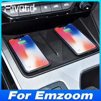 Caricatore wireless per auto per GAC GS3 Emzoom 2023 2024, piastra di ricarica rapida per cellulare, adattatore, accessori per modifiche interne