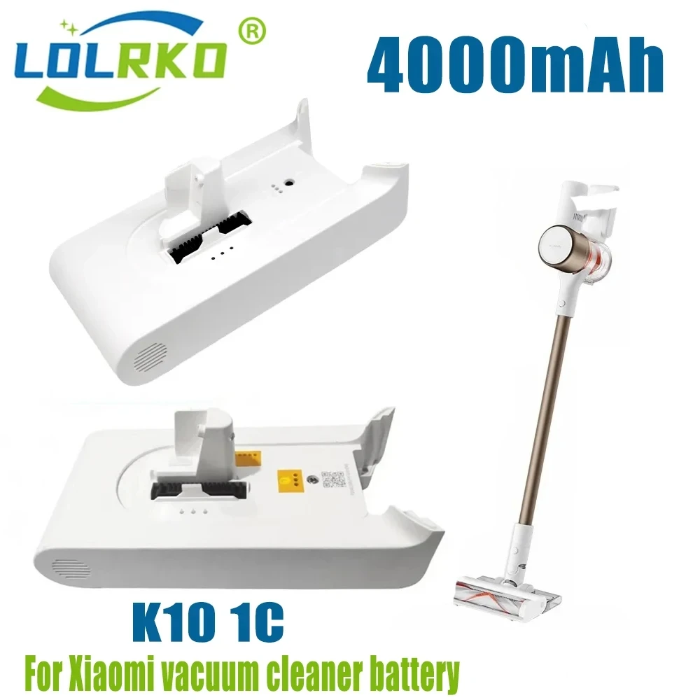 

Replacement Battery Pack For Xiaomi Mijia K10 1C Handheld Cordless Vacuum Cleaner 25.2v 4000mAh LI-ion Rechargeable Batteries