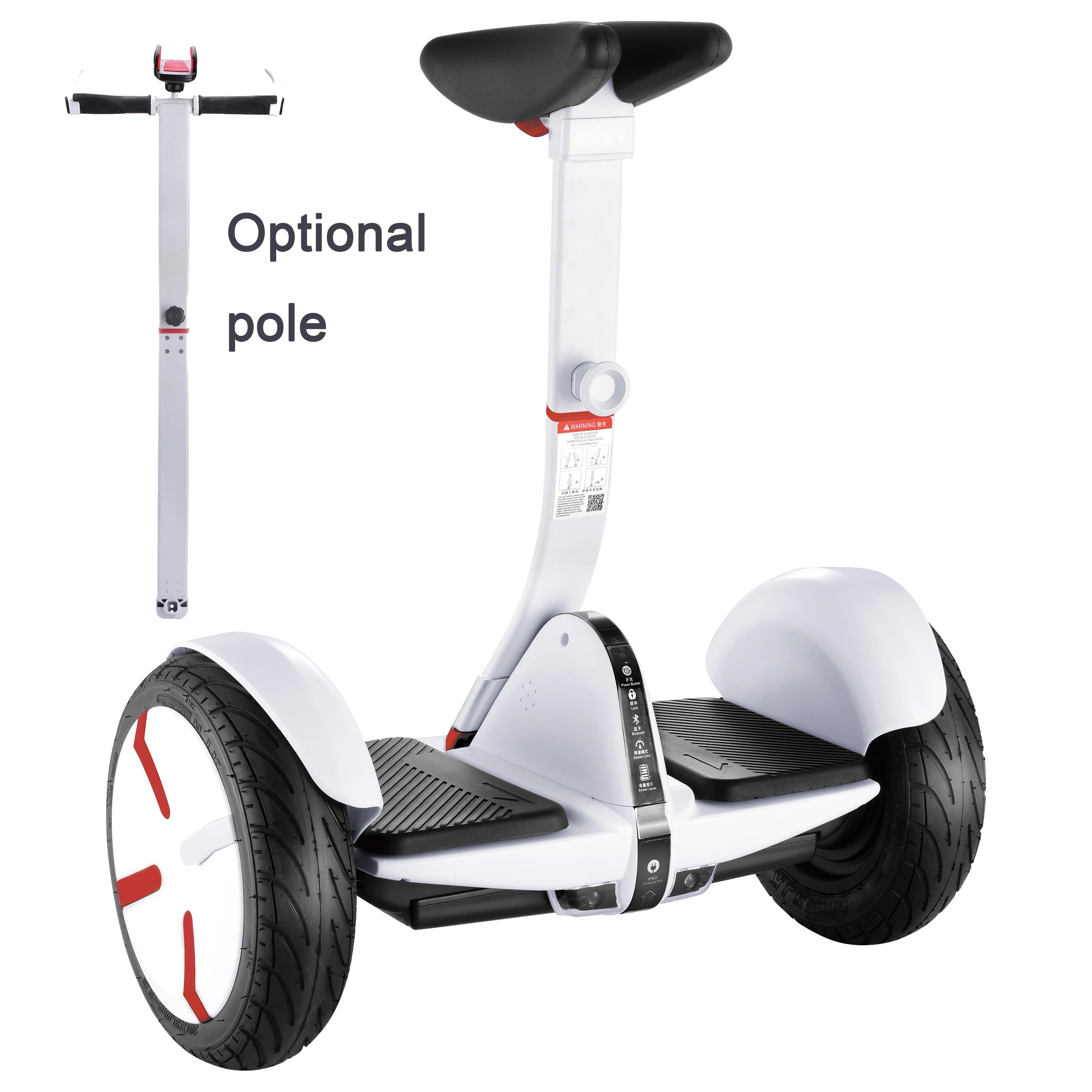 10inch high quality self balancing electric scooter with expand handle 36V,54V 4.4AH,CE EMC MD ROHS Electric Balance Scooter