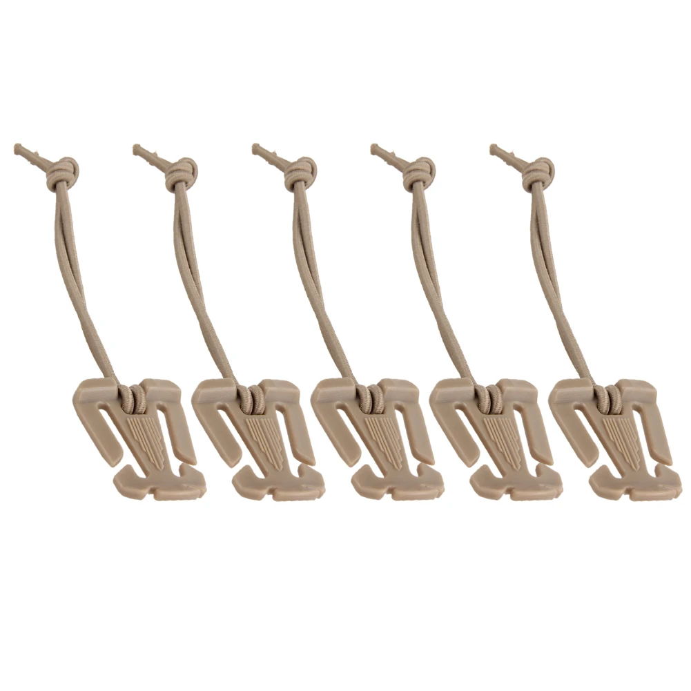 5pcs Khaki
