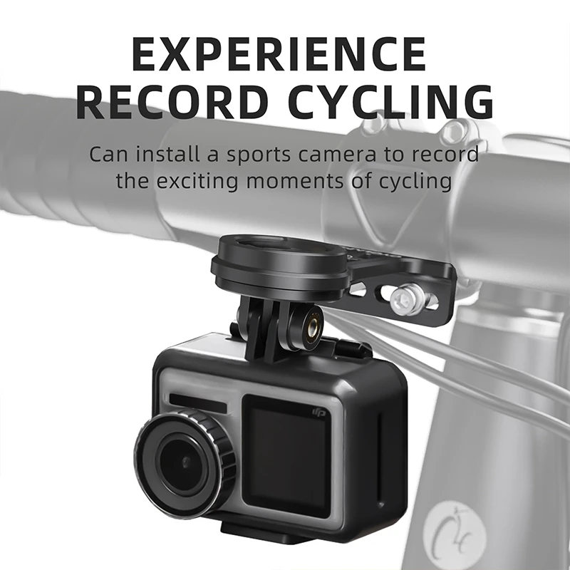 Support Guidon Vélo Avant Extensible pour Caméra Action Garmin NiteRider