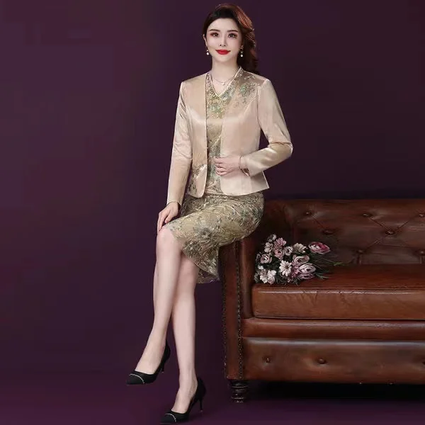 High Quality Womens Dress Suit Women Clothing Dress Suit Autumn 2