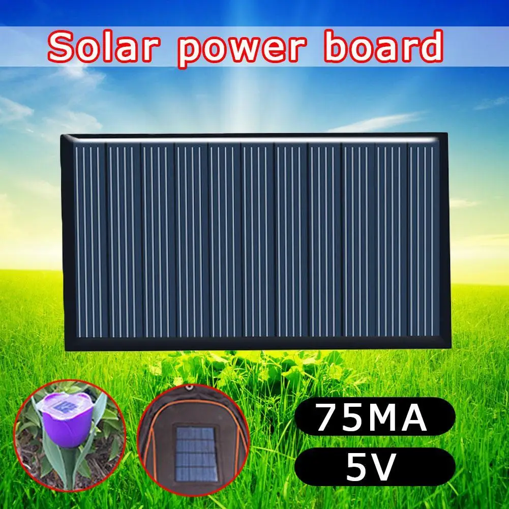 3Pcs Solar Panel 80*45mm 5V for Wall Lamps Induction Lamp Photovoltaic Power Generation Battery Charger