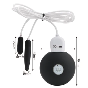 IKOKY Vibrating Egg Penis Plug Vibrator G Spot Clitoris Massager Mini Urethra Stimulation Anal Vagina Sex Toy 4