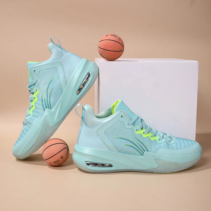 Summer Unisex Basketball Shoes Light Breathable Basketball Sport Shoes Cushioning Gym Boots Men Training Athletic Shoes Trainer 6