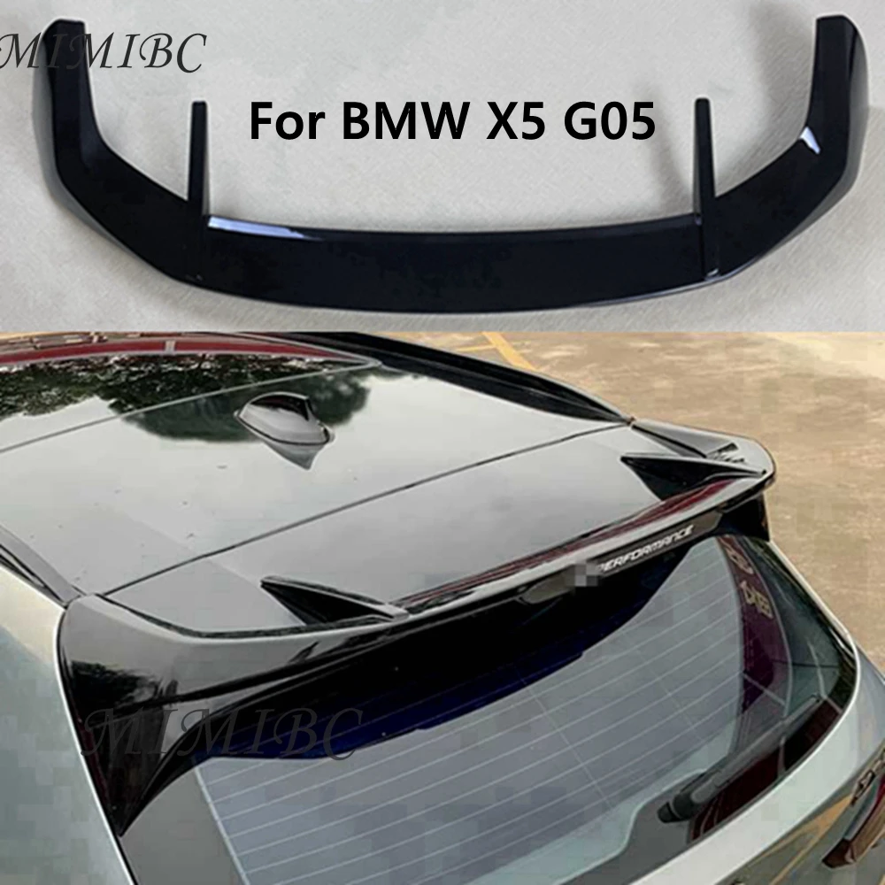 

FOR BMW X5 G05 2019 -2023 High Quality Carbon Fiber/ Gloss Black Rear Roof Spoiler Wing