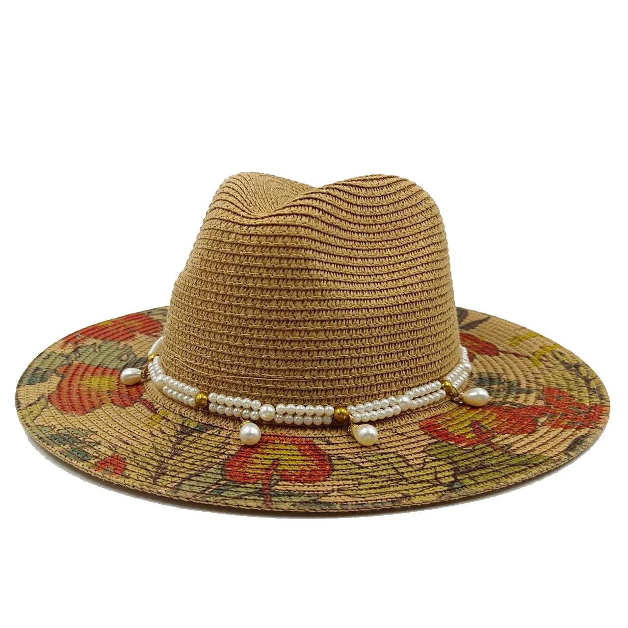 

Graffiti Straw Hat 2023 Design Special Artist Hat Men's and Women's Panama Church Jazz Hat Fashion Beach Hat Straw Hat