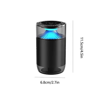 Smart Car Air Freshener Rechargeable Car Aroma Diffuser Cloud Mist with Sound Pickup Lamp RGB Light for Auto Interior Decoration 6