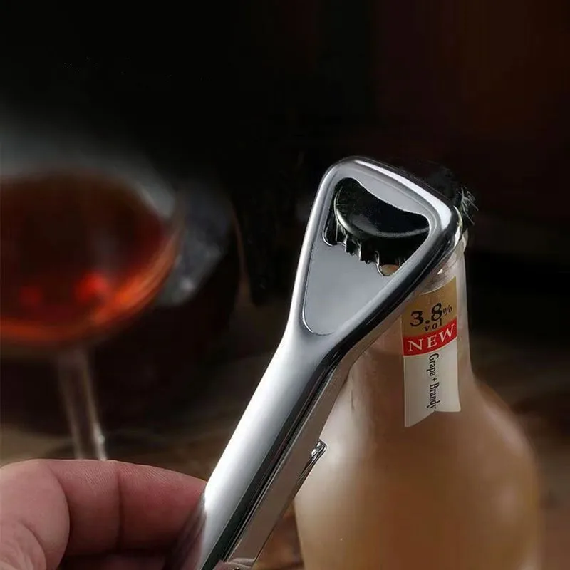 

Non-slip Handle Stainless Beer Bottle Opener Red Wine Corkscrew Mini Opener Portable Kitchen Utensils Free Shipping