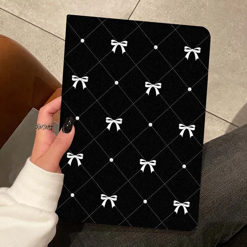 Elegant Bow Love Tablet Case Cover - Fashionable Protective Sleeve