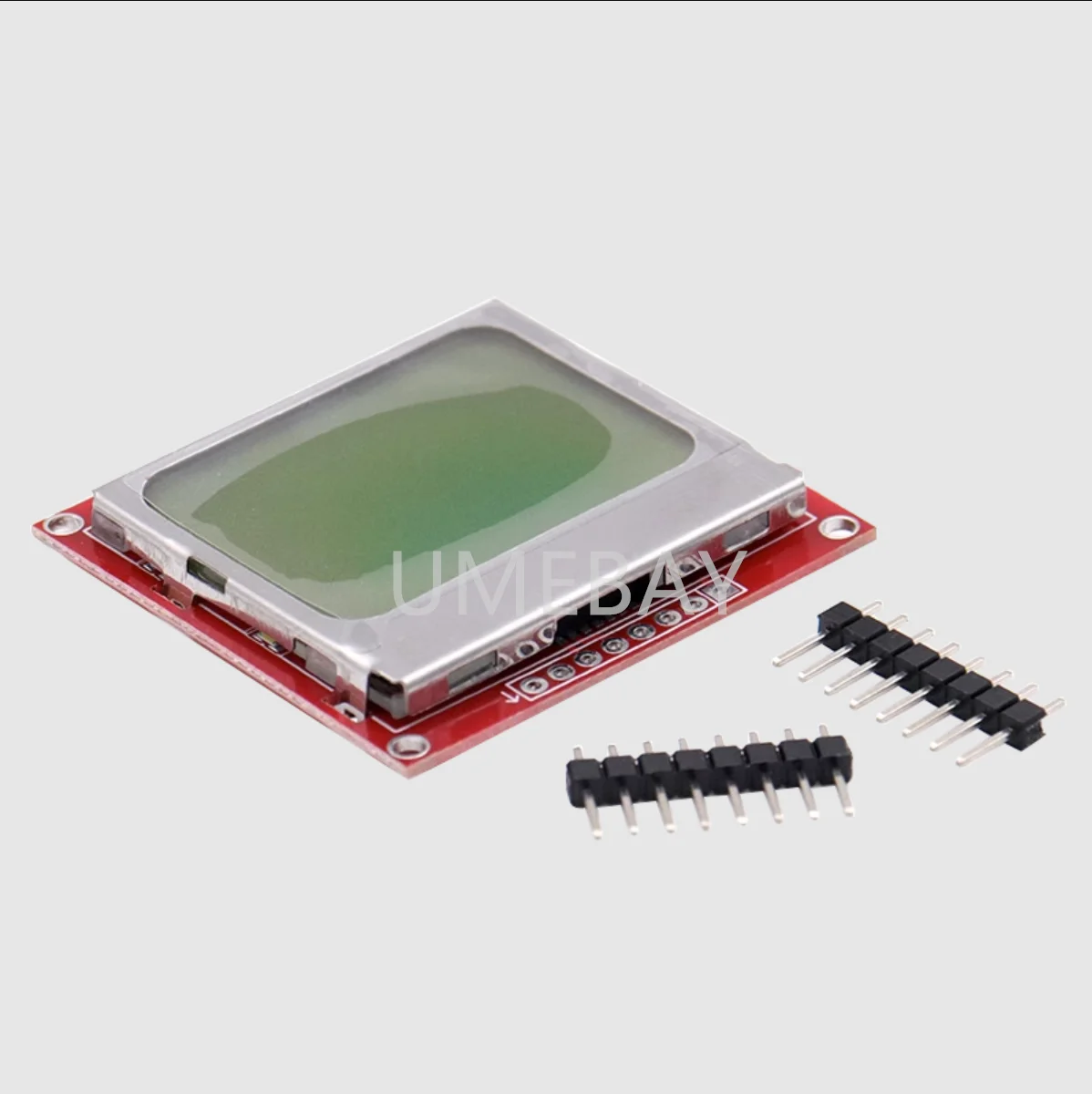 5Pcs Nokia 5110 Lcd Schermo Rosso Modulo Lcd Pcb Rosso