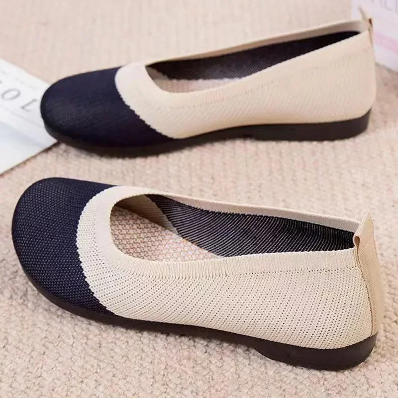 

Women Fashion Round Toe Multi Color High Quality Light Weight Green Anti Skid Flat Shoes Lady Casual Comfort Spring Shoes H1176