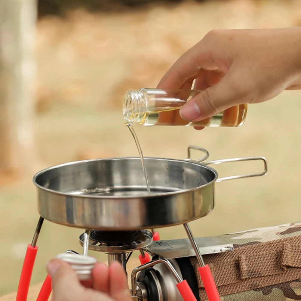 4-Piece Spice Jar Set with Seasoning Bottles for Outdoor Cooking and Kitchen Use
