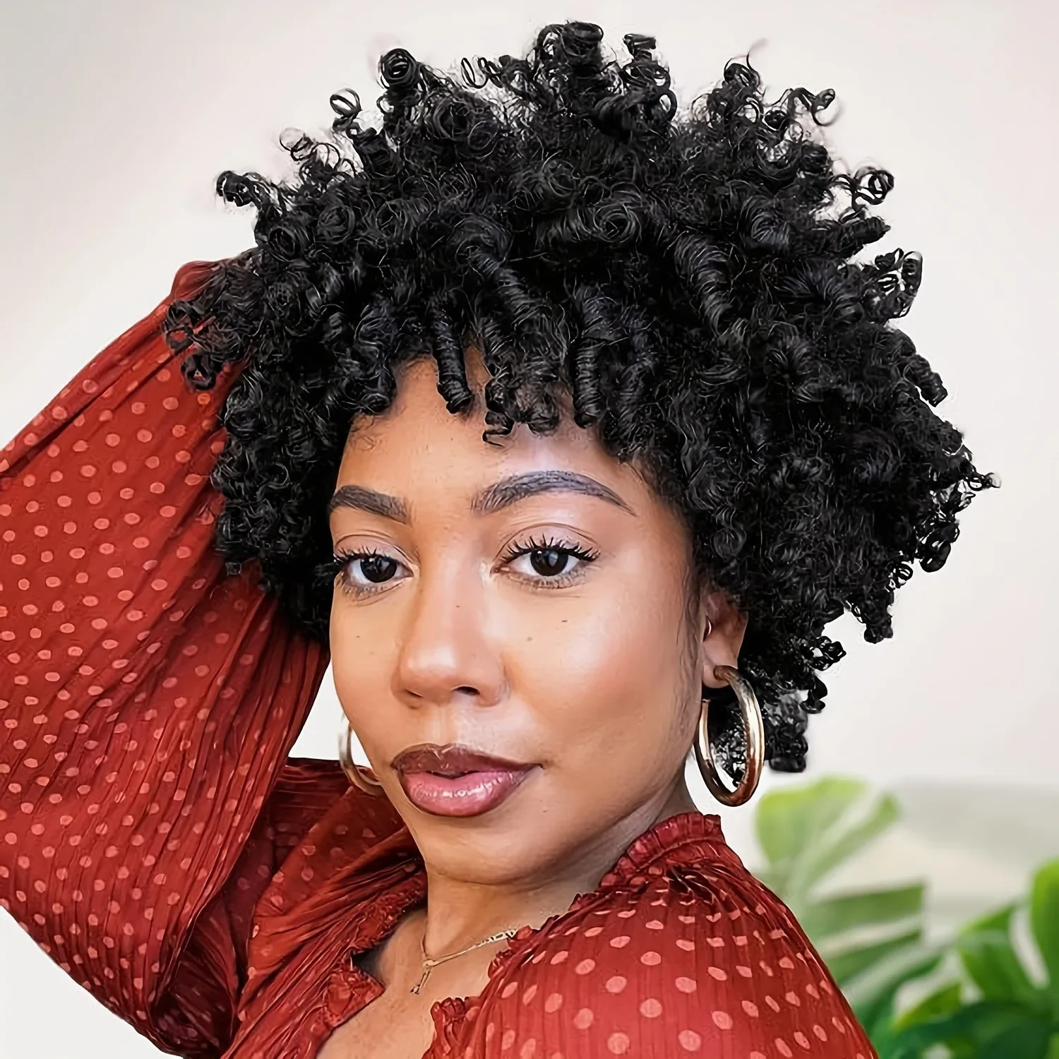 

Short Afro Curly Dreadlock Wig for Black Women and Men, Faux Locs Hair Wigs, Short Braided Wigs, Glueless Afro Kinky Twist Wigs