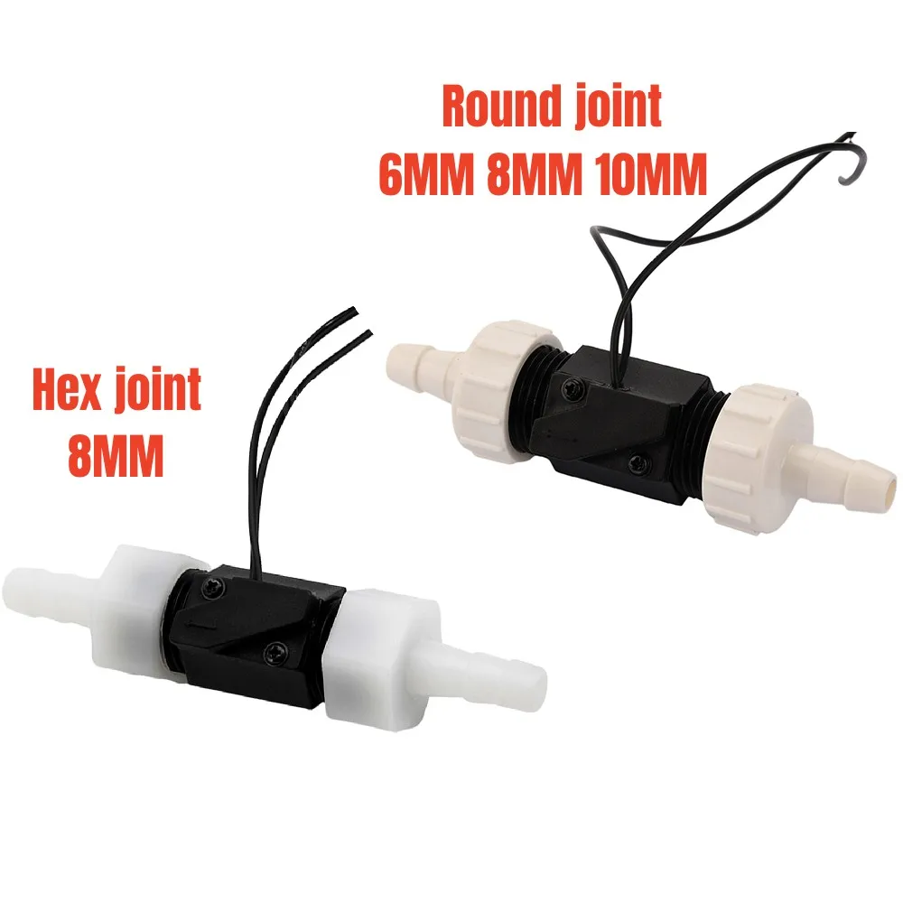 Water Flow Sensor AC 220V 8mm Nozzle Pressure Meter Controller Flow Control Switch