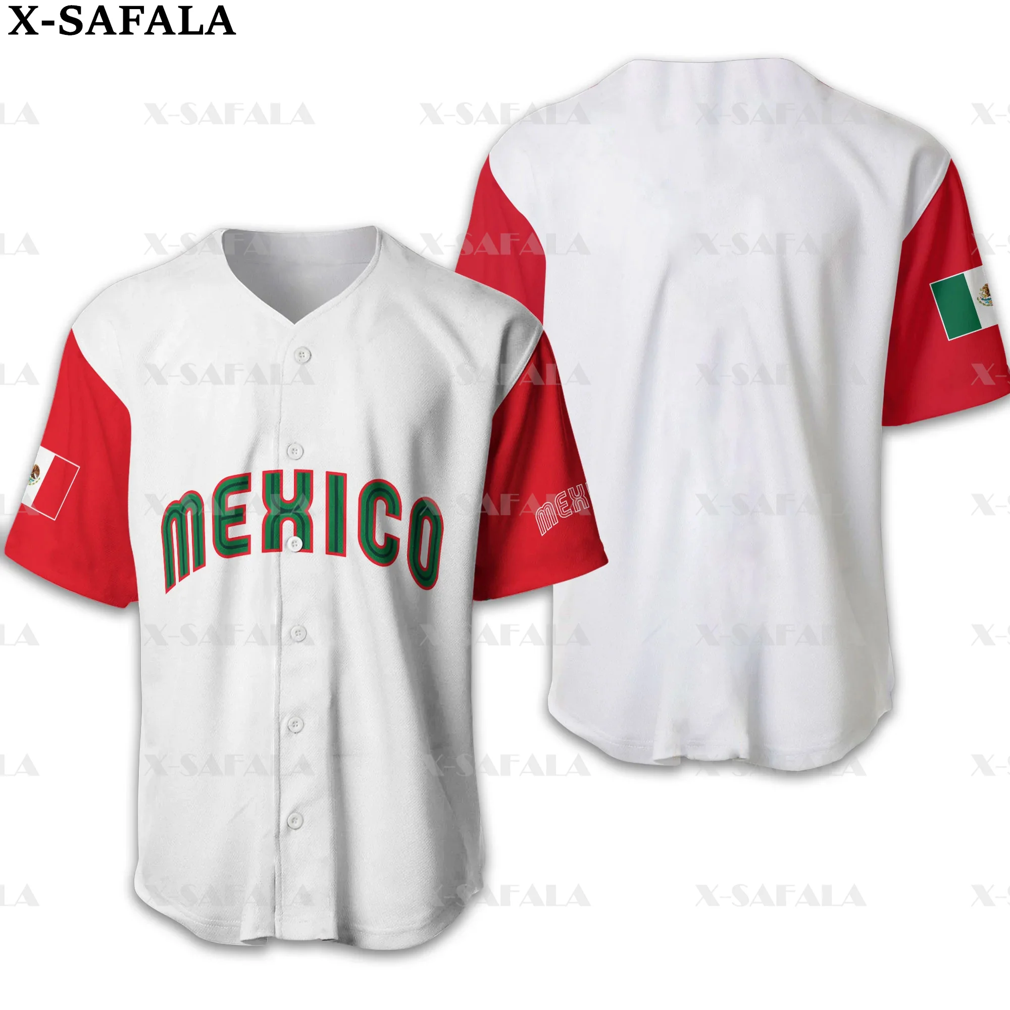 Custom Name Love MEXICO Country Mexican Aztec 3D Printed Baseball Jersey  Summer Shirt Men's Tops Tee Oversized Streetwear-6 - AliExpress