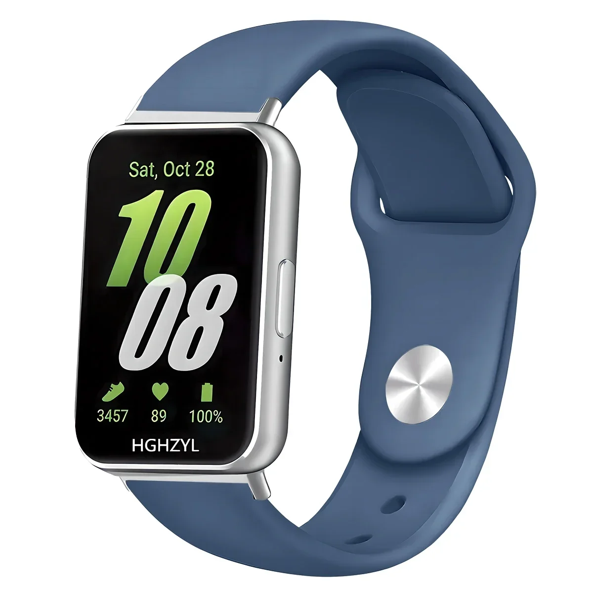 Silicone Sport Strap for Fitness Tracker - Replacement Watchband Accessory