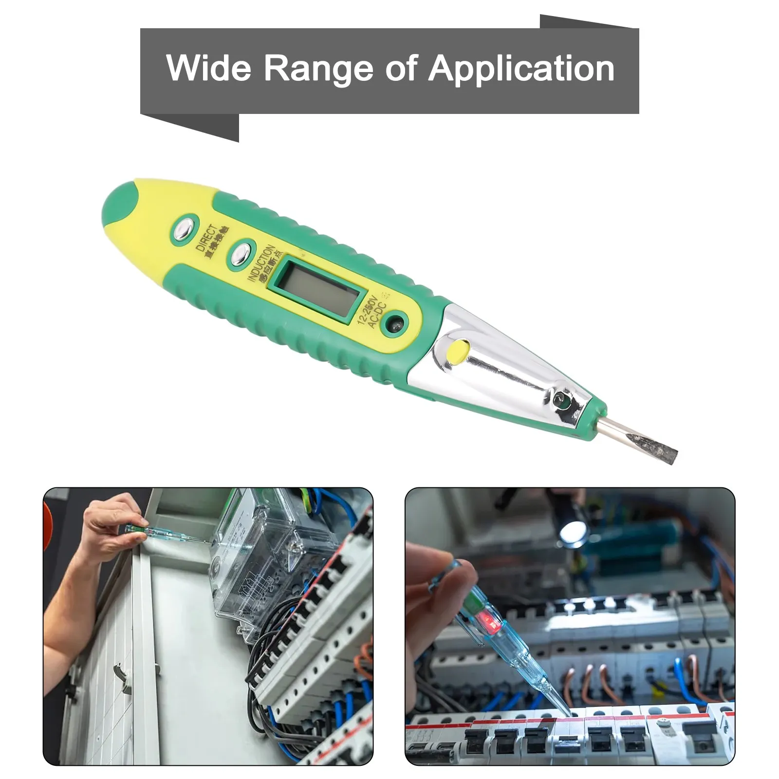 

Analysis VD700 Non-contact Digital Display Induction Electric Pen Multi-function Test 12-250V AC And DC With Auxiliary LightING